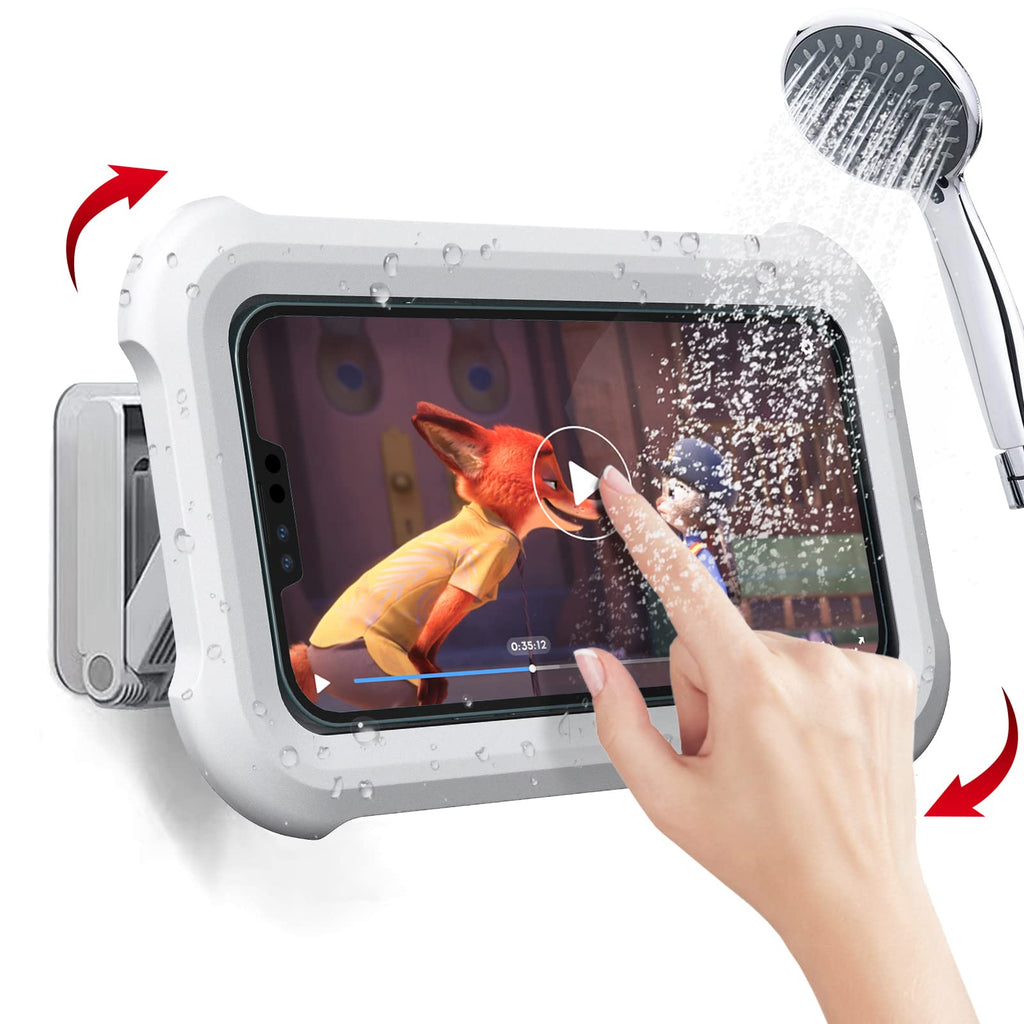 Waterproof Rotatable Wall-mounted Mobile Phone Holder